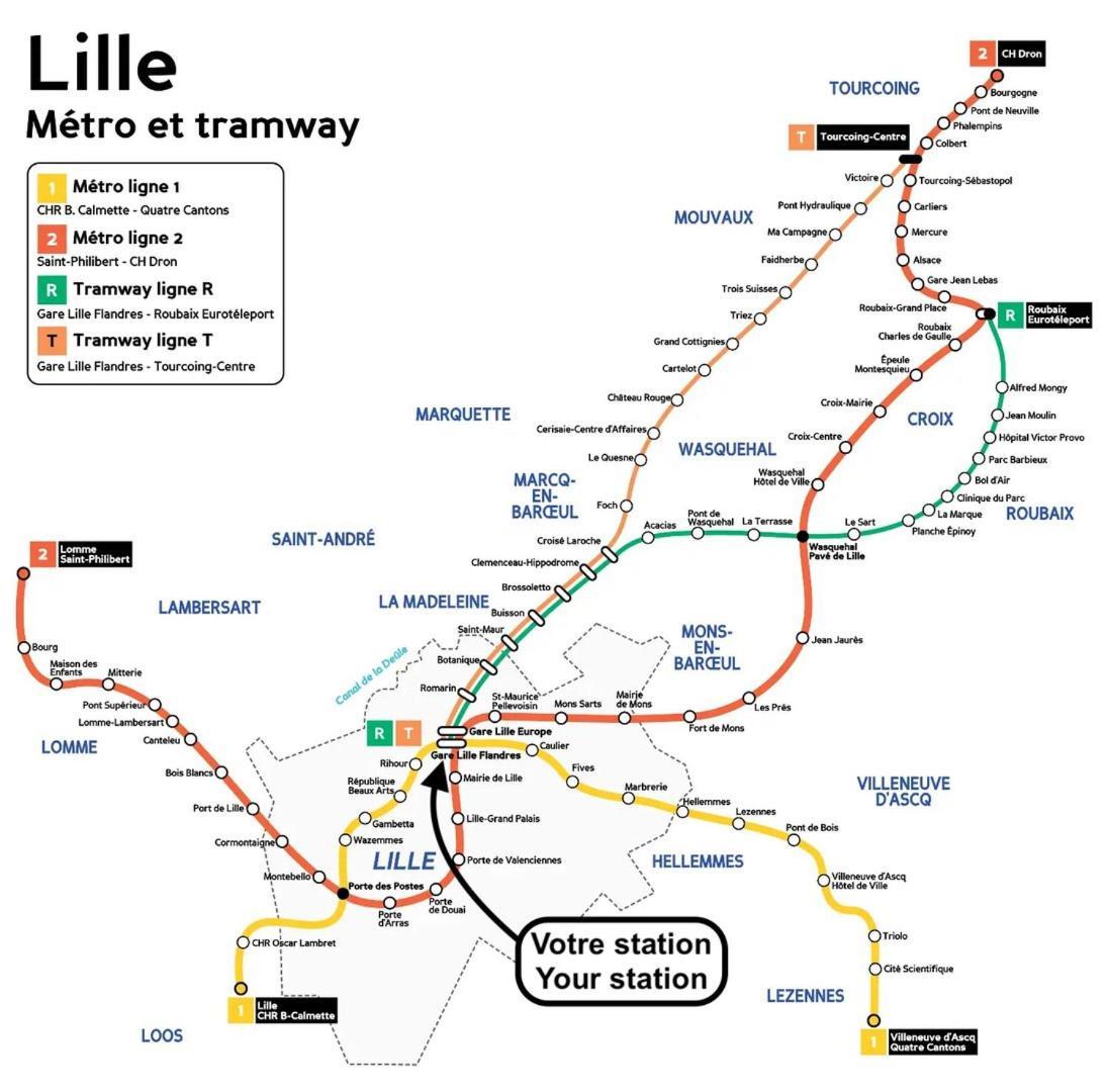 Lille Centre - Beautiful Bright Apartment! Luaran gambar
